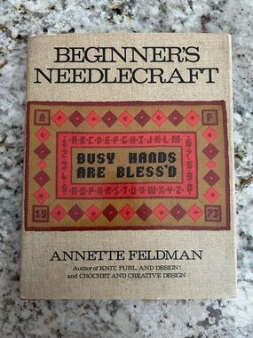 1974 Beginner's Needlecraft Book by Annette Fieldman